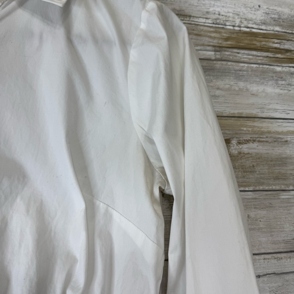 Veronica Beard Capella White Button Down Shirt Dress Women’s size 6 - Picture 5 of 13